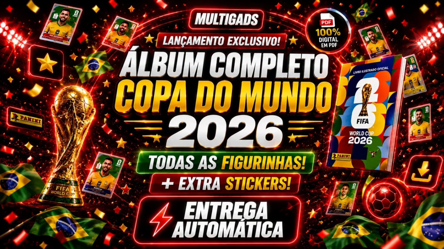 FIGURINHAS COPA DO MUNDO 2026 – KIT COMPLETO DIGITAL | ENTREGA AUTOMÁTICA