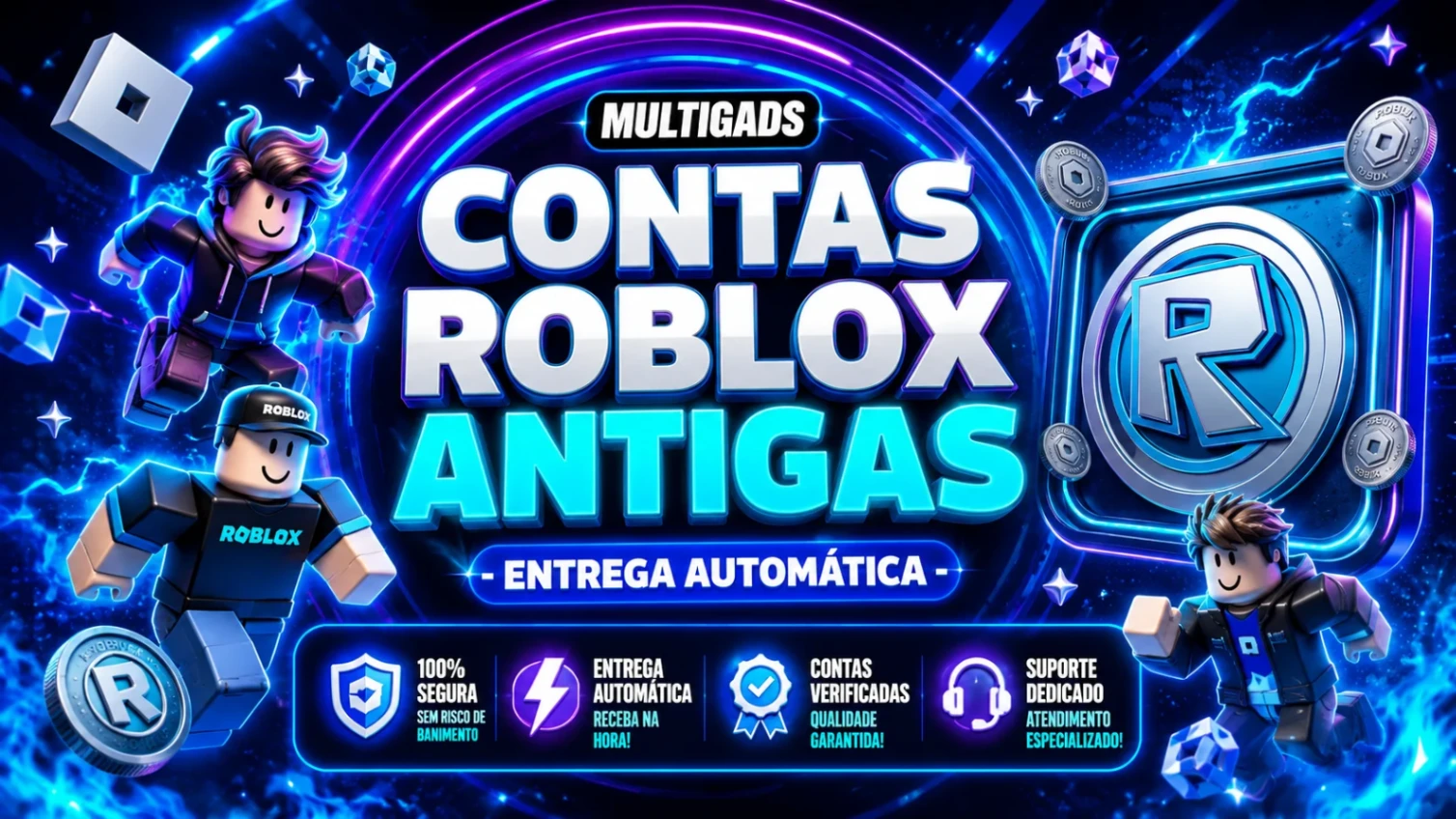 ✅ CONTA RECÉM CRIADA ⚡