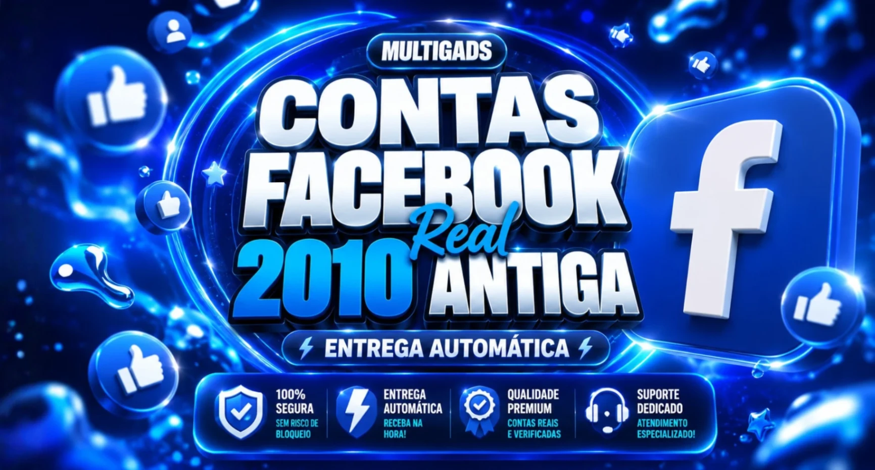 FACEBOOK MARKETPLACE ATIVO ✅ + 2FA + EMAIL